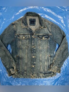 ✔️😎✔️Calliope Men's Washed Blue Denim Jacket